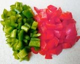 Foto del paso 3 de la receta: 80.🍕Pizza barbacoa vegana de heura (no pollo) y masa Tex-Mex🌮