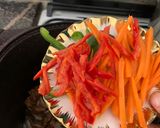 A picture of step 2 of Beef stirfry pasta | spaghetti.
