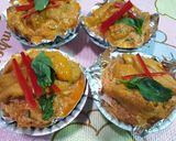 รูปขั้นตอนการทำที่ 2 ของ "ห่อหมก🐟ทูน่า topping อูนิไข่🐚เม่น" #หม้อทอดไร้น้ำมัน #อูนิ