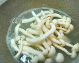 青醬拌肉片白精靈菇的食譜步驟2照片