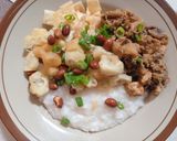 Foto langkah ke 3 dari resep Bubur ayam jamur.