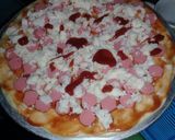 Foto langkah ke 5 dari resep Pizza Sosis.