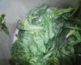 A picture of step 2 of Spinach with Indian Cottage Cheese.