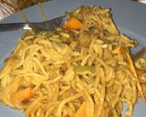 صورة لخطوة 2 من وصفة معكرونه خضار