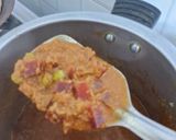 A picture of step 5 of Beetroot - green peas curry.