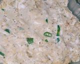 A picture of step 2 of Bread Pakoray 😋😋😋.