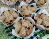Foto langkah ke 8 dari resep Bolu Kukus Pisang Mekar (no mixer & eggless).