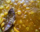A picture of step 3 of Chole Chawal.