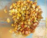 A picture of step 4 of Corn chaat.