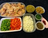 A picture of step 1 of Arroz con Pollo, Jon Style.