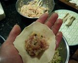 A picture of step 7 of Chinese dumplings.