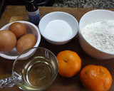 Foto del paso 1 de la receta: Bizcocho fácil de mandarinas de invierno