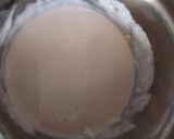 A picture of step 2 of Chaula bara - a famous street snack from Odisha.