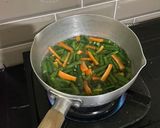 Foto langkah ke 1 dari resep Urap sayur bumbu tumis.