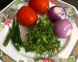 A picture of step 1 of Matar Mushroom Butter Masala.