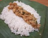 Foto langkah ke 3 dari resep Nasi Bakar isi Jamur.