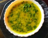 A picture of step 4 of Palak Methi Dal.