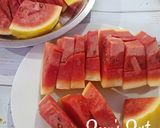 A picture of step 3 of Sunshine Watermelon or Yellow Rind Watermelon Salad.