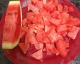 A picture of step 1 of 🌞🏝️Watermelon 🍉 Cooler🌞🏝️ With Basil Seeds.