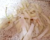 A picture of step 1 of My Sizzling Steak, Garlic Mushrooms & Onions. 😋.