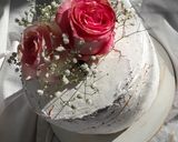 Une image de l'étape 2 de Layer cake fleur naturelle.