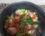 Foto del paso 2 de la receta: Guiso de verduras con merluza y arroz!!!