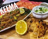 A picture of step 6 of Dum keema.