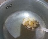 A picture of step 4 of Kadhi khichri & Gurde ka Salan ki thaali.