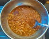 A picture of step 7 of Maggi soup.