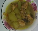 Sayur Gedang with Ayam langkah memasak 5 foto