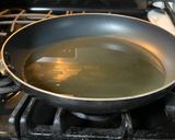A picture of step 8 of Ton katsu (fried pork).