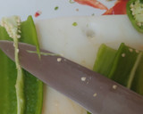 Foto del paso 2 de la receta: Chuletas de lechón con ajos tiernos, verduras y miel