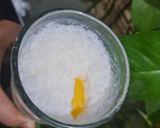 A picture of step 3 of Peach milkshake (sugar free).