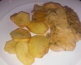 Foto del paso 6 de la receta: Pollo al verdeo con papas