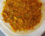 A picture of step 2 of Chainees aloo paratha.