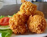 Foto langkah ke 6 dari resep Tahu rambutan pakai mie istan.