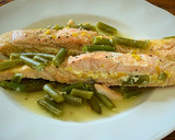 Foto del paso 6 de la receta: Salmón a la naranja con judías verdes al horno