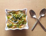 A picture of step 3 of Dal dhokli.