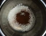 A picture of step 2 of Dalgona coffee.