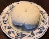 A picture of step 1 of California Farm Mousse of Smoked Salmon, Fresh Cheese and Herbs.