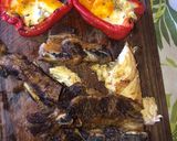 Foto del paso 3 de la receta: Asado, pollo con vegetales a la parrilla👌👌