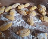A picture of step 2 of Pumpkin, sweet-potato and sweetcorn nibbles in breadcrumbs.