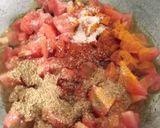 A picture of step 6 of Maize baffle with mix daal.