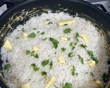 A picture of step 6 of Hyderabadi chicken dum biryani.