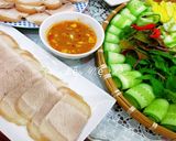Hình bước làm 3 của món Bánh tráng cuốn thịt heo