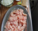 Foto del paso 1 de la receta: Strogonoff con arroz diferente