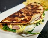 Foto del paso 7 de la receta Taco burger de pollo con espinacas y bacon