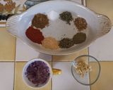 Une image de l'étape 1 de Brochettes de Kebab et Crudités.