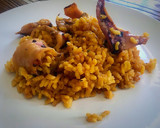 Foto del paso 6 de la receta: Arroz de calamares (con Salmorreta)