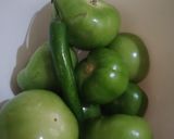 Foto del paso 1 de la receta: Mermelada de tomate verde 🍯💚